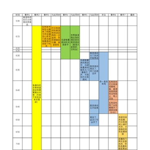 【睡醒，带着色彩斑斓的时间轴出现】