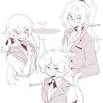 在一众女仆装里挤出点执事